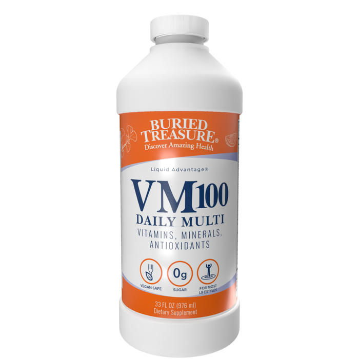 Buried Treasure VM 100 Complete, 33 fl oz, front of bottle