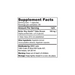 BWH Labs Beta Glucan 100 mg 60 capsules supplement facts label