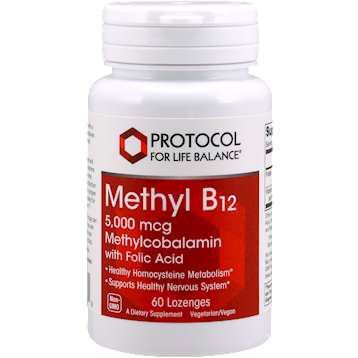 Protocol For Life Balance, Methyl B12 5000 mcg 60 loz