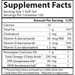 Carlson Labs Cod Liver Oil Low Vit A 1000 mg Lemon 150 softgels supplement facts label