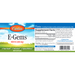 Carlson Labs E-Gems 400 IU 200 softgels supplement facts label