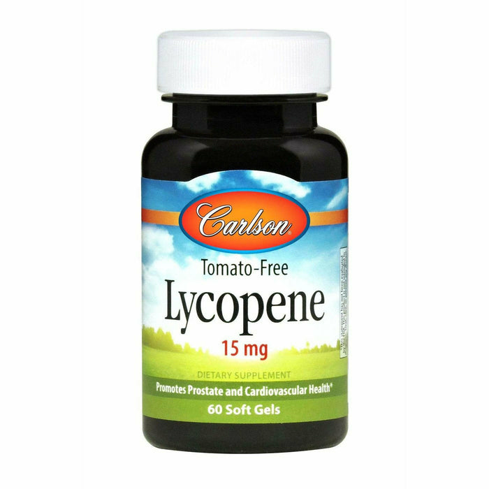 Carlson Labs Lycopene 15 mg, 60 softgels, front of bottle