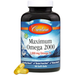 Carlson Labs Maximum Omega 2000, 90 softgels, front of bottle