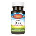 Carlson Labs Super D3 + K2, 45 capsules, front of bottle