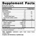 Supplement Facts Zero Sugar Probiotic 40 gummies