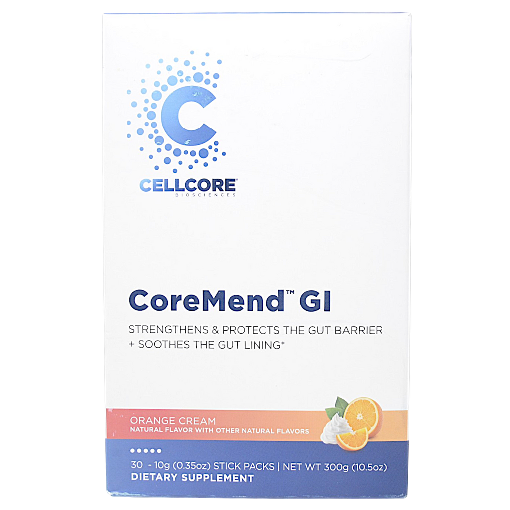 CoreMend GI Orange Cream | 30 stick packs | Cellcore Biosciences