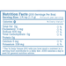 Celtic Sea Salt Pink Potassium Sea Salt 10.6 oz nutrition facts label