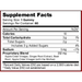 Chapter One Apple Cider Vinegar 60 gummies supplement facts label