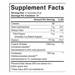 Charlotte's Web Energy Support Cordyceps + Shiitake Gummies Peach Iced Tea 60 gummies supplement facts label