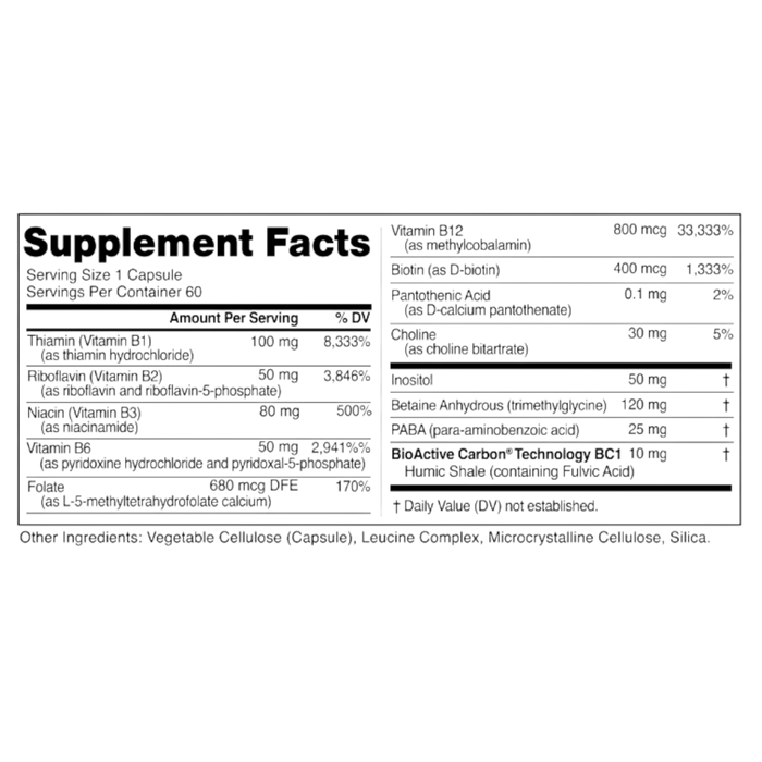 Methyl-B Complex 60 capsules by CellCore Biosciences