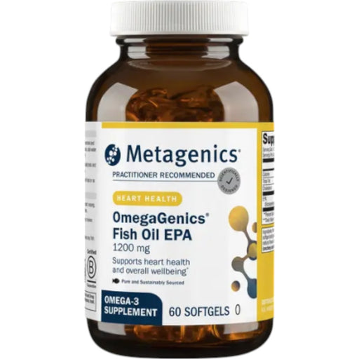 Metagenics, OmegaGenics Fish Oil EPA 1200 mg 60 softgels