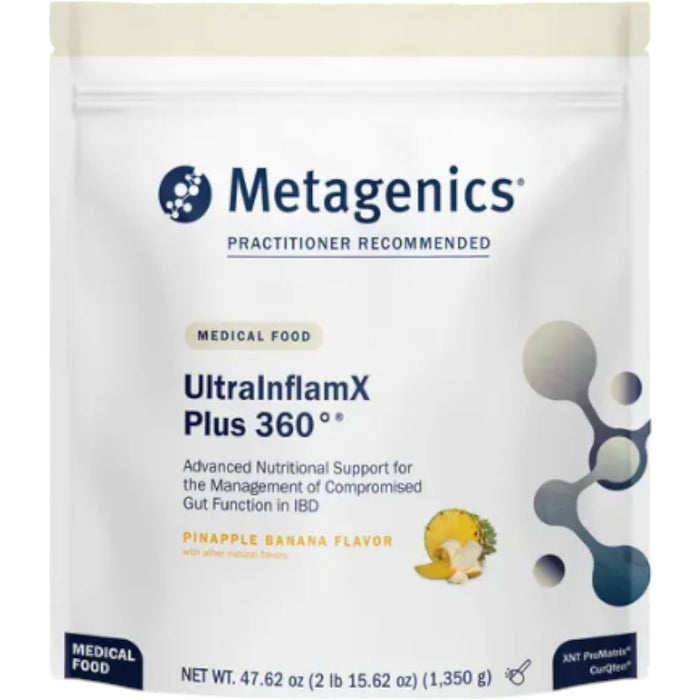Metagenics, UltraInflamX Plus 360° Pineapple Banana 30 servings