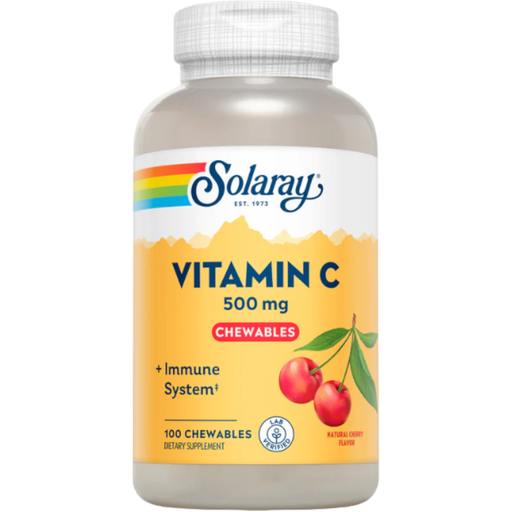 Solaray, Vitamin C Chewable 500 mg 100 wafers
