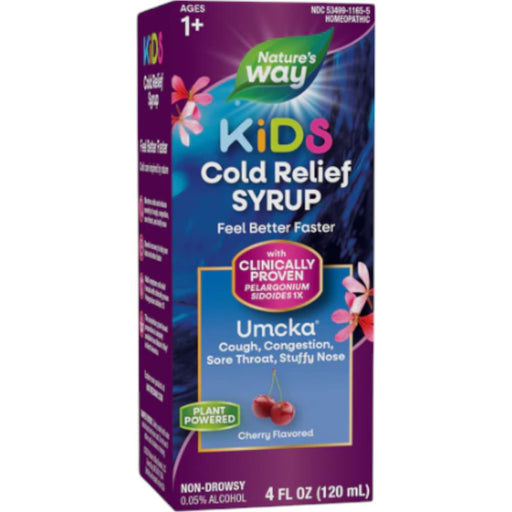 Nature's Way, Kids Cold Relief Syrup Cherry 4 fl oz