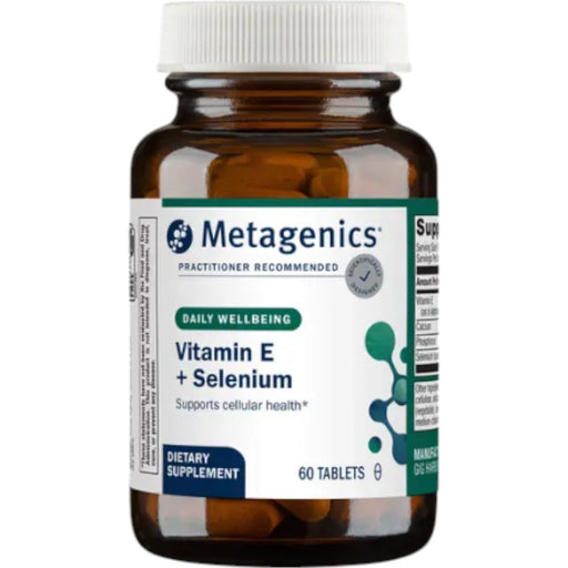Metagenics, Vitamin E + Selenium 60 Tablets