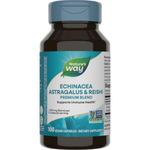 Nature's Way, Echinacea Astragalus & Reishi 100 caps