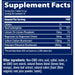 Max Hydration Endurance 8 tubes Supplement Facts Label
