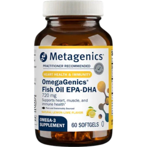 Metagenics, OmegaGenics Fish Oil EPA-DHA 720 mg 60 softgels