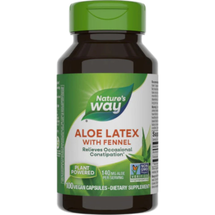 aloe vera plant latex Aloe Latex with Fennel | 100 caps