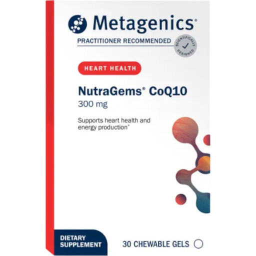 Metagenics, NutraGems CoQ10 300 mg 30 Chewable Gels