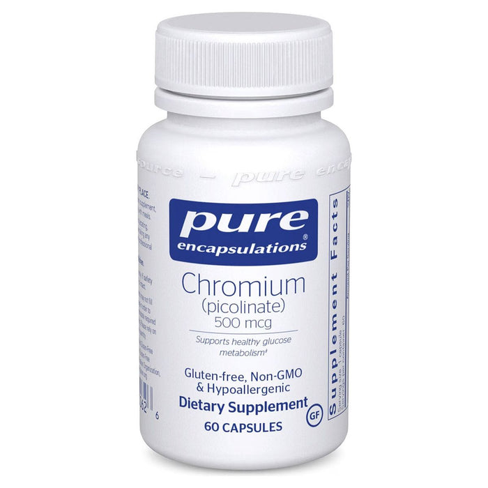 Pure Encapsulations, Chromium (picolinate) 500 mcg 60 capsules