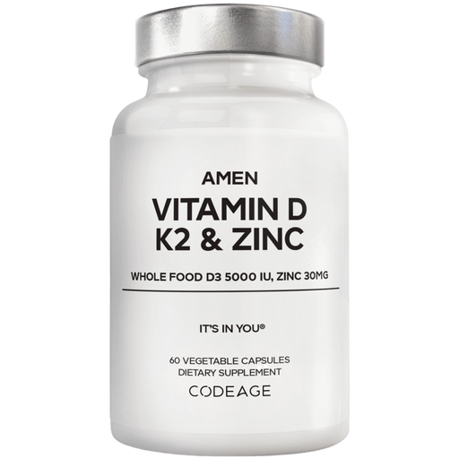Codage Amen Vitamin D, K2 & Zinc