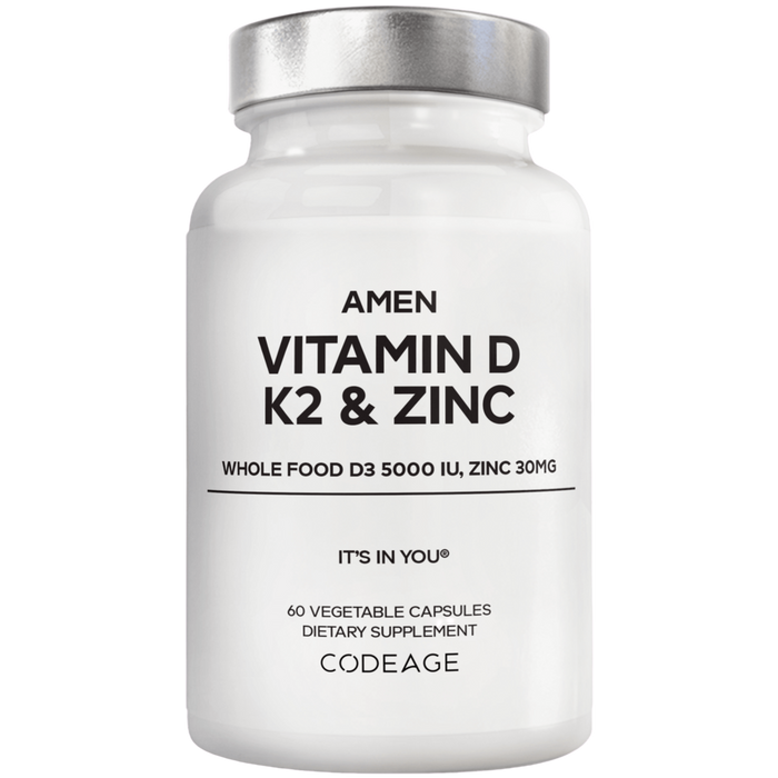 Codage Amen Vitamin D, K2 & Zinc