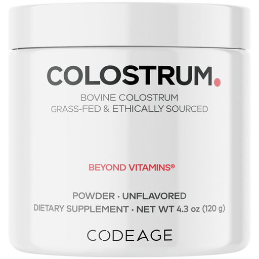 CodeAge Colostrum, 4.3 oz, front of jar
