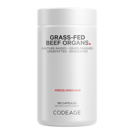 CodeAge Grass-Fed Beef Organs 180 capsules