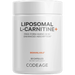 CodeAge Liposomal L-Carnitine+ 500 mg, 90 capsules, front of bottle
