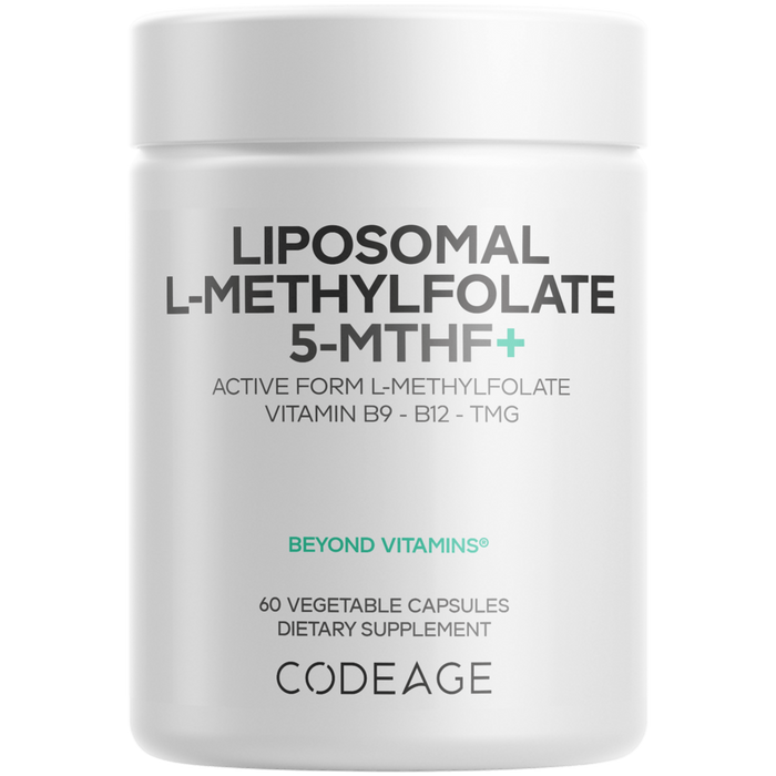 Liposomal L-Methylfolate 5-MTHF+ 60 Capsules by CodeAge