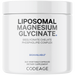 CodeAge Liposomal Magnesium Glycinate, 240 capsules, front of bottle