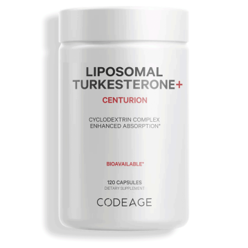 CodeAge Liposomal Turkesterone, 120 capsules, front of bottle