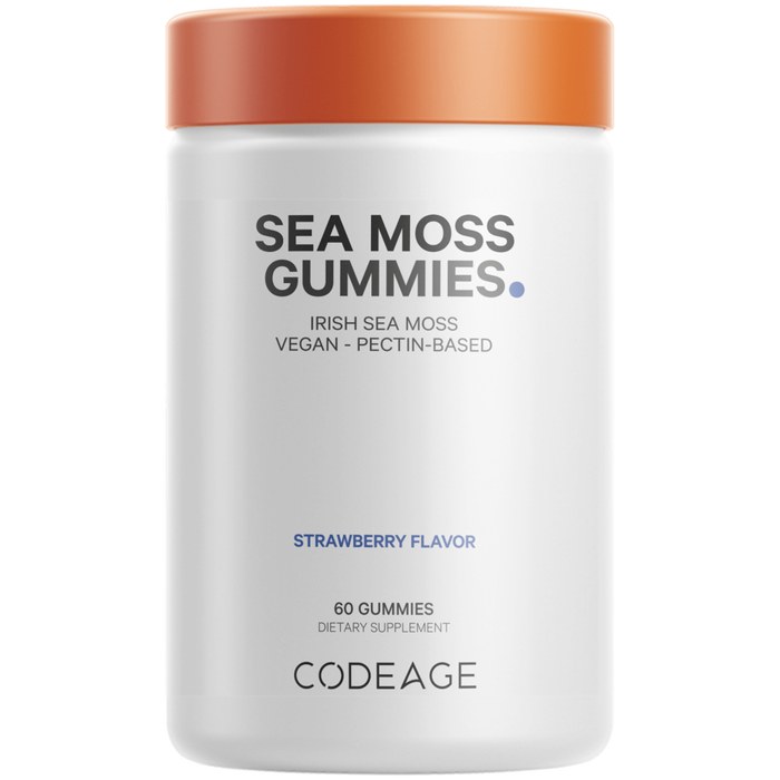 CodeAge Sea Moss, 60 gummies, front of bottle
