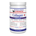 Physician's Strength Collagen + dietary supplement bottle on a plain white background.