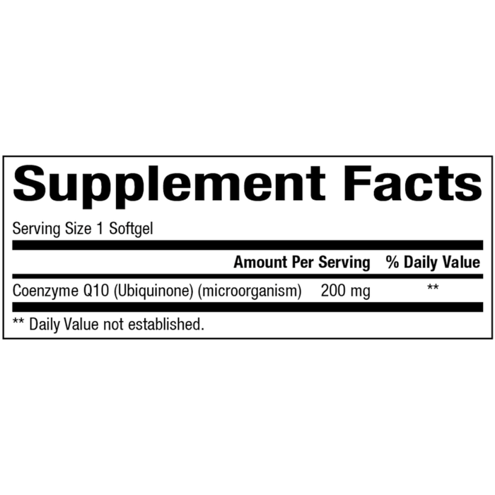CoQ10 200 mg by Bioclinic Naturals