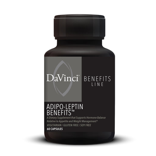 DaVinci Labs Adipo-Leptin Benefits, 60 capsules, front of bottle
