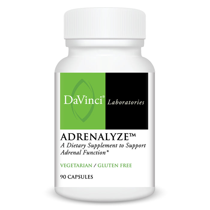DaVinci Labs AdrenaLyze, 90 capsules, front of bottle