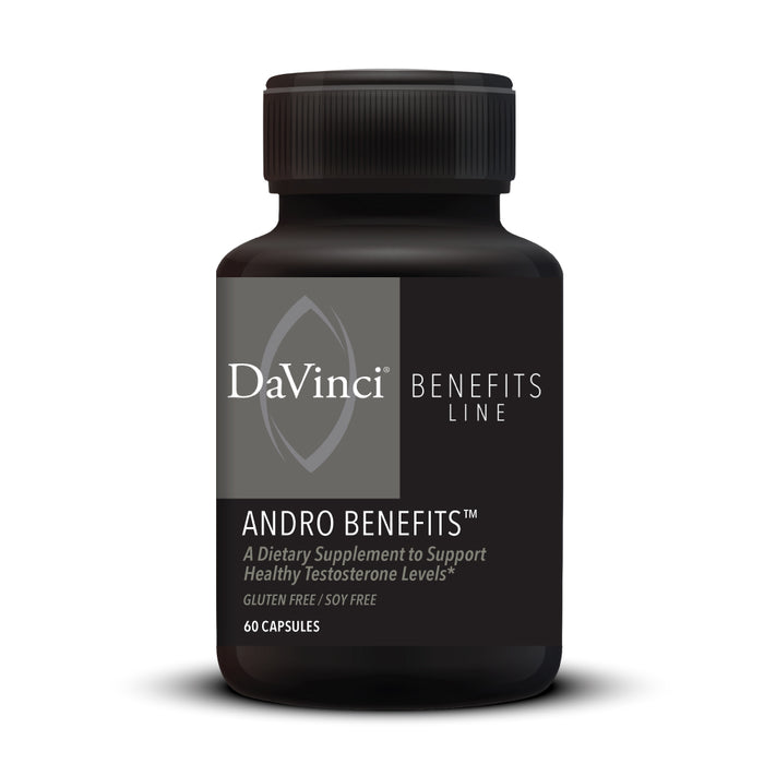 DaVinci Labs Andro Benefits, 60 capsules, front of bottle
