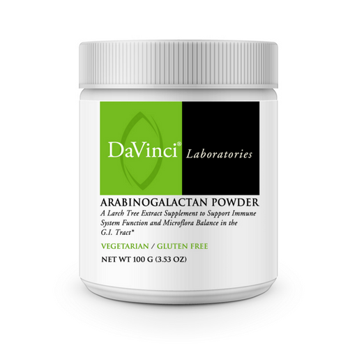 DaVinci Labs Arabinogalactan Powder, 100 g, front of container