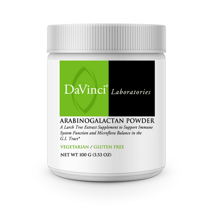 DaVinci Labs Arabinogalactan Powder, 100 g, front of container