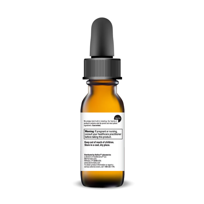DaVinci Labs B12 MC Liquid 1 fl oz warnings label
