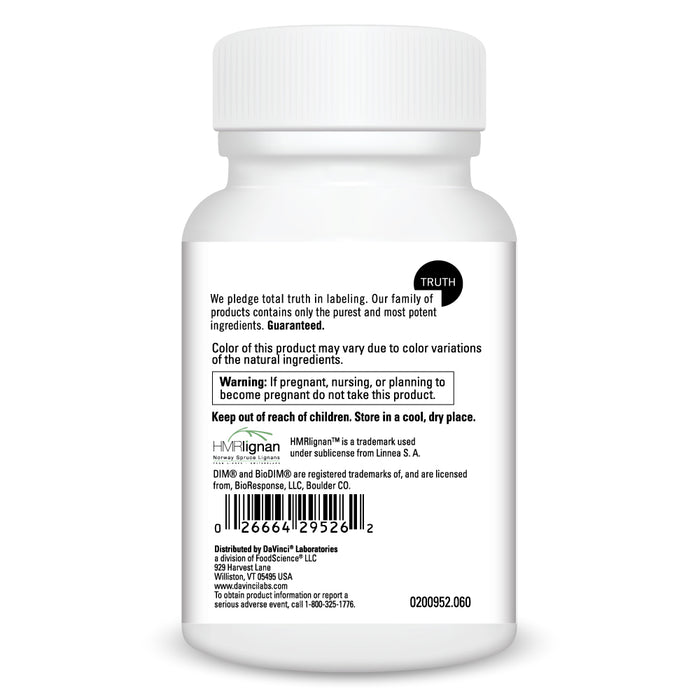 DaVinci Labs BioDIM Complex 60 capsules warnings label