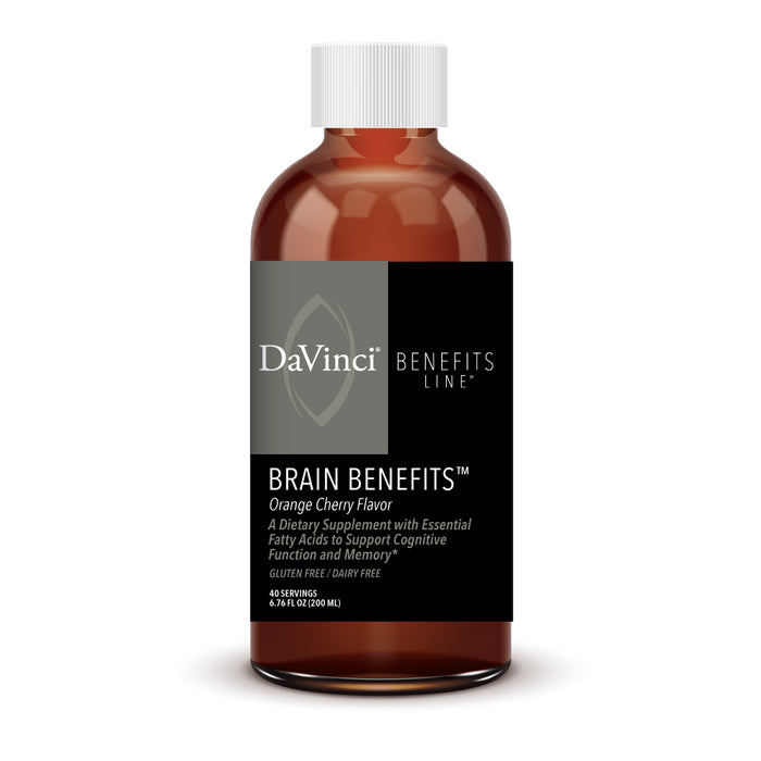 DaVinci Labs Brain Benefits, 40 servings, front of container