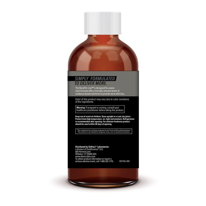 DaVinci Labs Brain Benefits 40 servings warnings label
