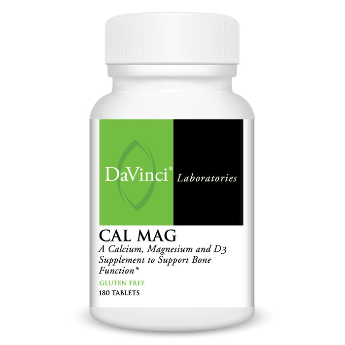 DaVinci Labs Cal Mag, 180 tablets, front of bottle