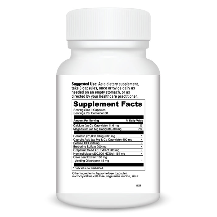DaVinci Labs Candid-Away 90 veg capsules supplement facts label
