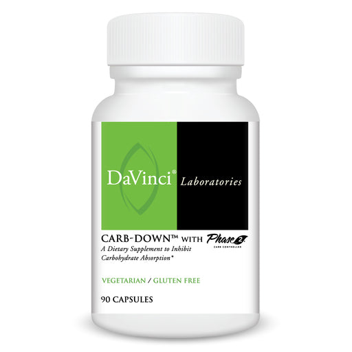 DaVinci Labs Carb Down, 90 capsules, front of bottle
