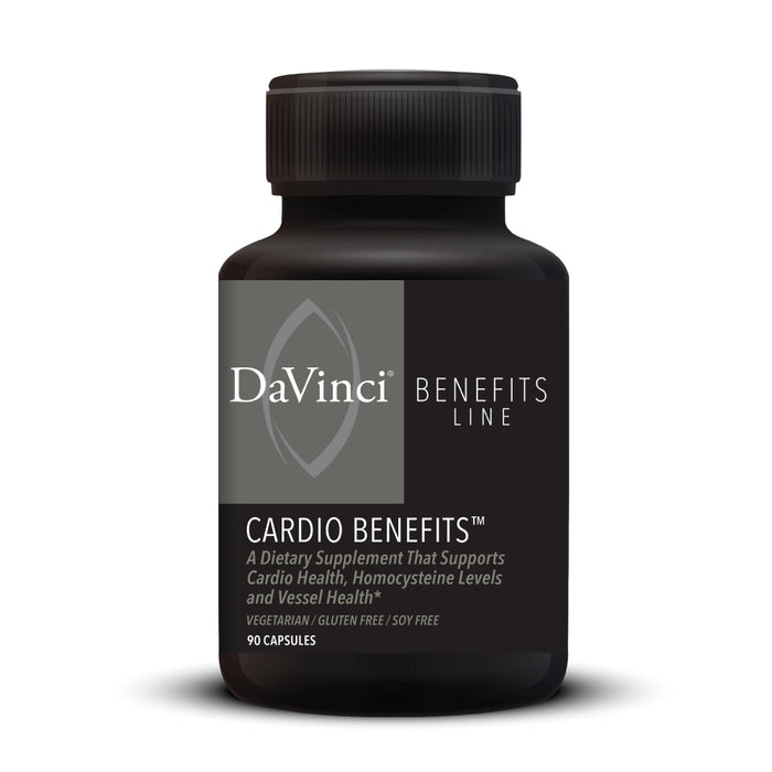 DaVinci Labs Cardio Benefits, 90 capsules, front of bottle
