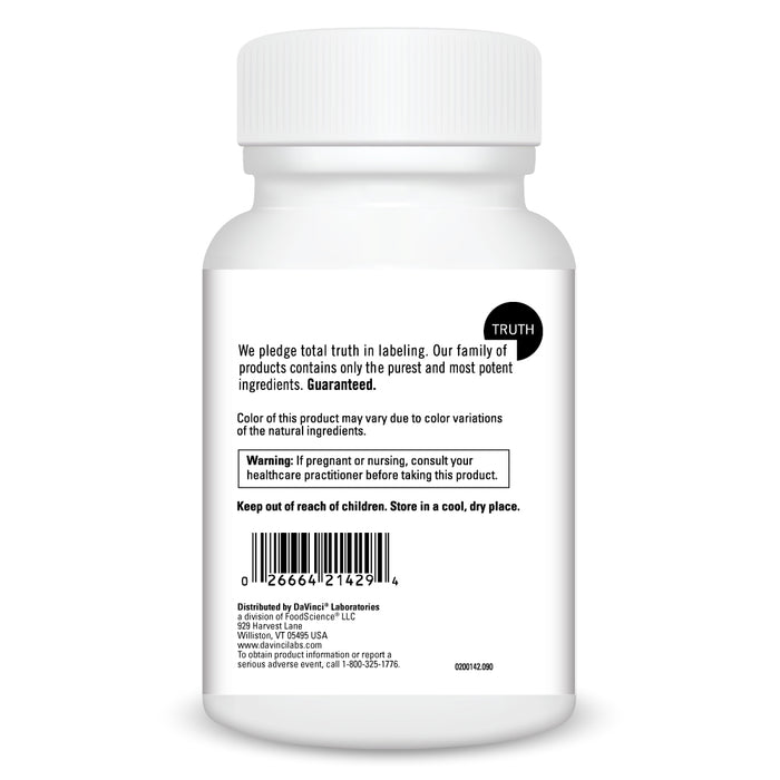 DaVinci Labs Chewable C-300 Cherry 90 tablets warnings label